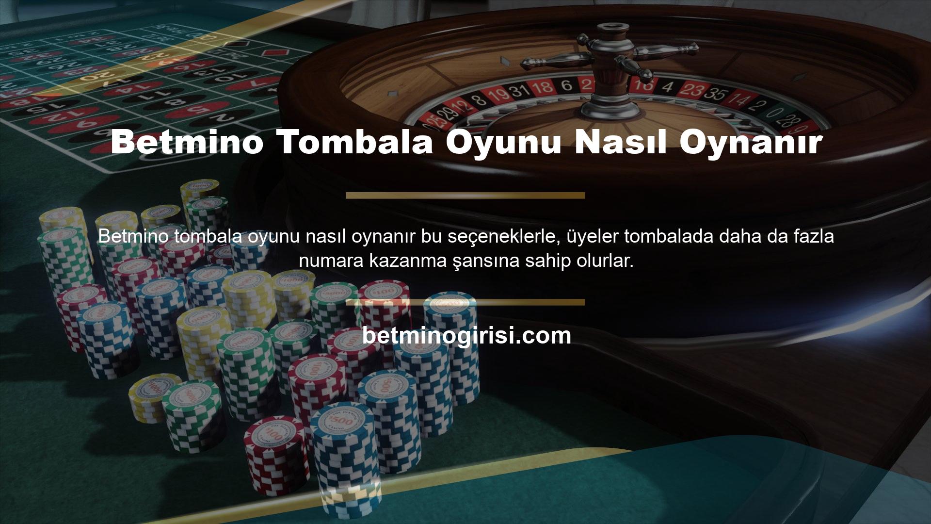 Betmino Bingo oynamak için öncelikle sisteme üye olmalısınız