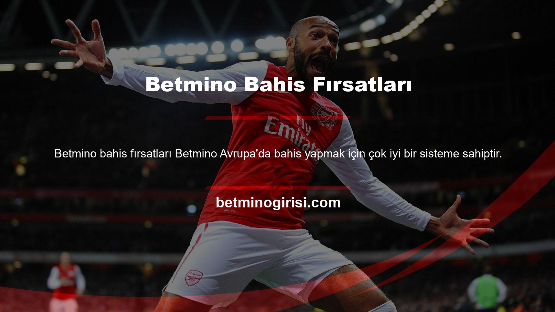 Bahisler maçın sonucuna yerleştirilir